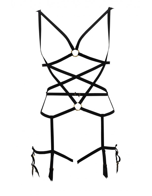 Lost in Wonderland Black Playsuit