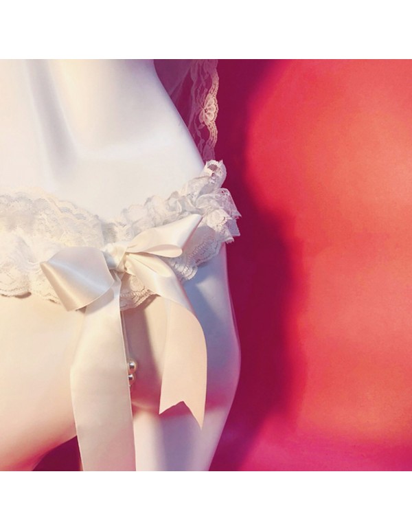 TOMORI Womens Lace Halter Lingerie Set Japanese Bridal Chiffon Mesh Sleepwear Sexy Cosplay Pajamas TOMORI Womens Lace Halter Lingerie Set Japanese Bridal Chiffon Mesh Sleepwear Sexy Cosplay Pajamas