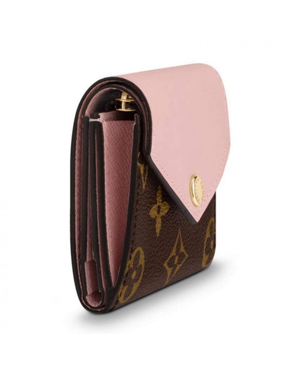 Louis Vuitton Monogram Canvas Zoe Mini Wallets Rose Ballerine Article: M62933