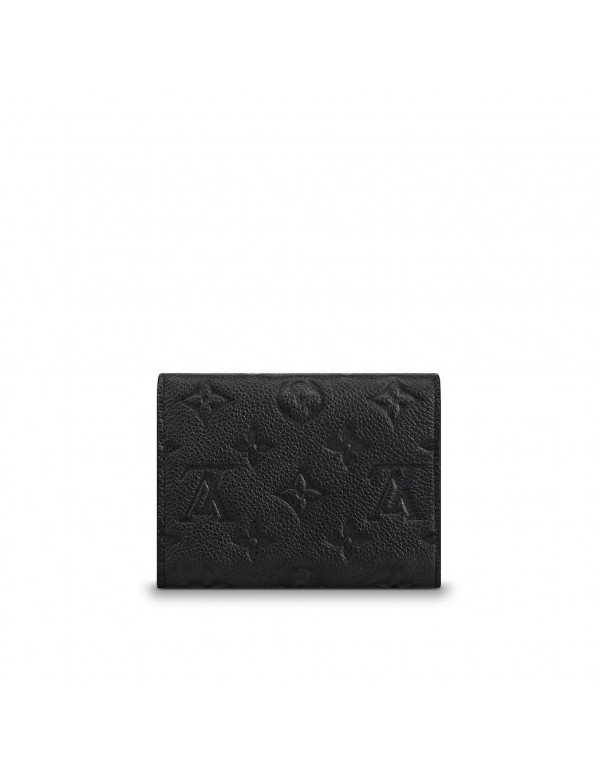 Louis Vuitton Victorine Wallet Monogram Empreinte Leather M64060 Noir