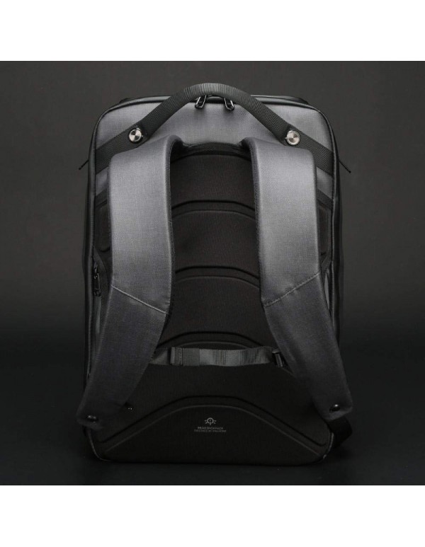 Multifunctional Computer Bag Beam Energy Backpack Flexible Solar Usb Charging Backpack Multifunction - Black_15.6