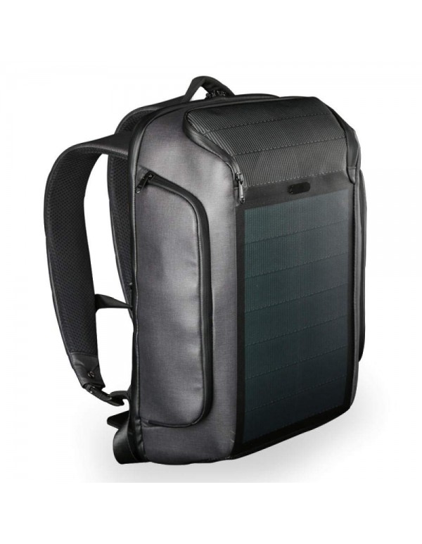 Multifunctional Computer Bag Beam Energy Backpack Flexible Solar Usb Charging Backpack Multifunction - Black_15.6