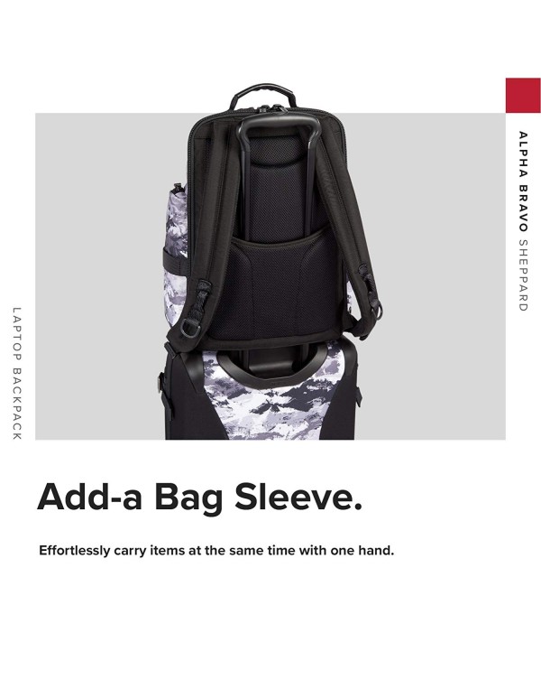 TUMI - Alpha Bravo Sheppard Deluxe Brief Pack Laptop Backpack - 15 Inch Computer Bag for Men and Women - Arctic Restoration