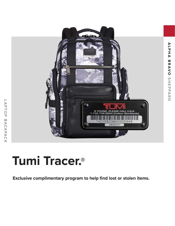 TUMI - Alpha Bravo Sheppard Deluxe Brief Pack Laptop Backpack - 15 Inch Computer Bag for Men and Women - Arctic Restoration