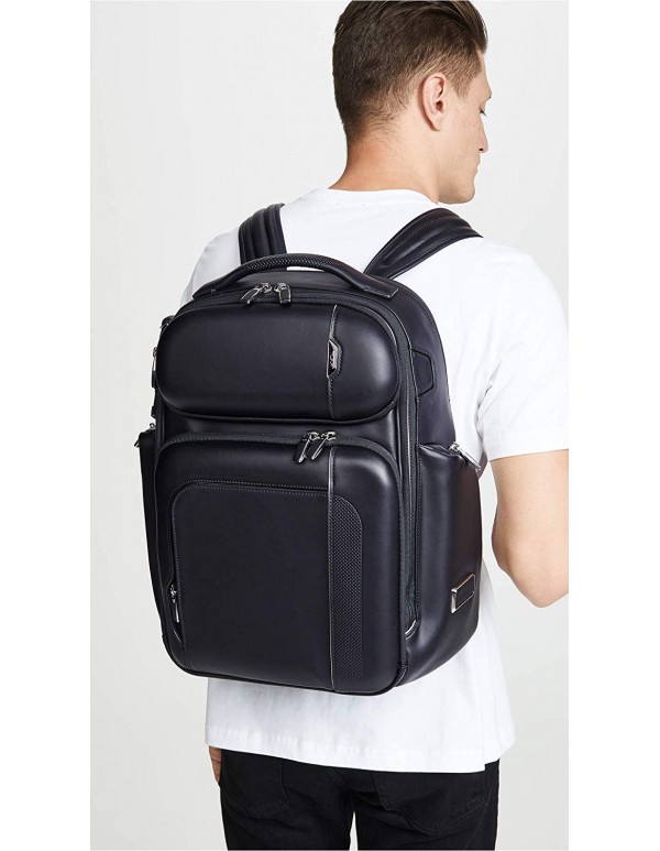 Tumi Men's Arrivé Barker Backpack, Black, One Size