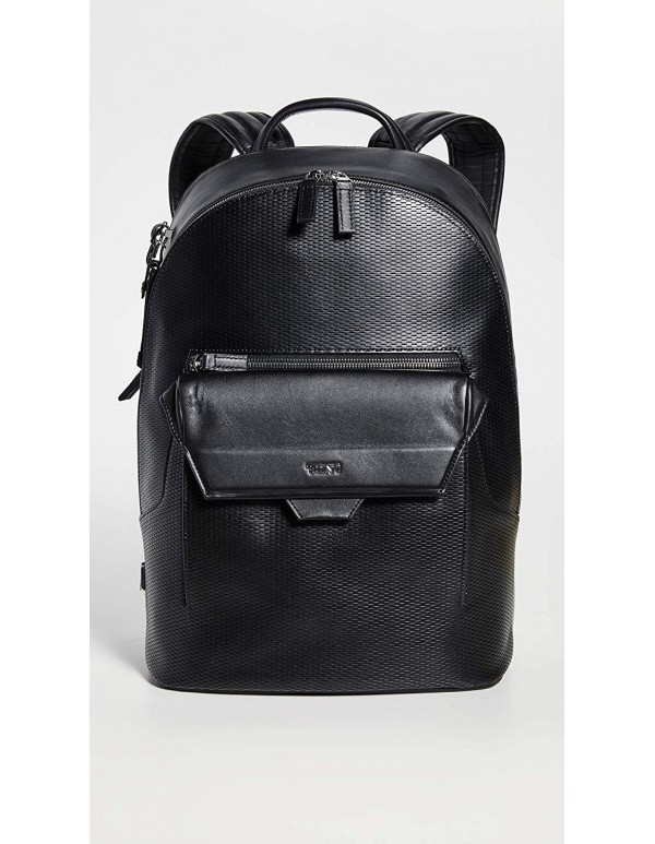 Tumi Men's Ashton Marlow Backpack, Black Perforated, One Size