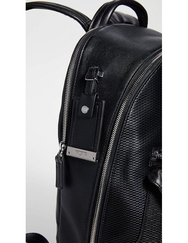 Tumi Men's Ashton Marlow Backpack, Black Perforated, One Size