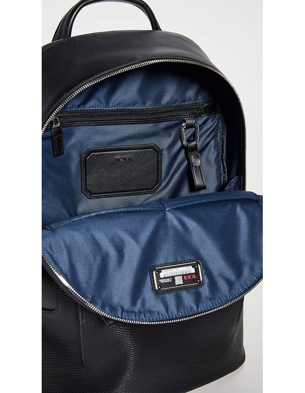 Tumi Men's Ashton Marlow Backpack, Black Perforated, One Size