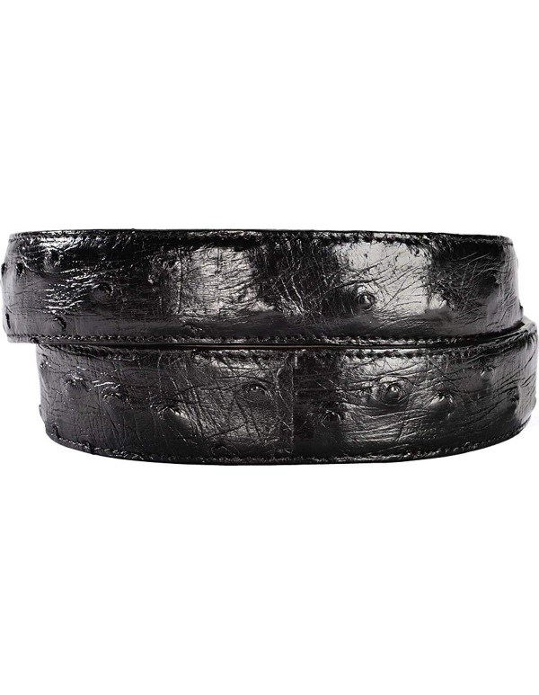 Lucchese Men's Full Quill Ostrich Leather Belt