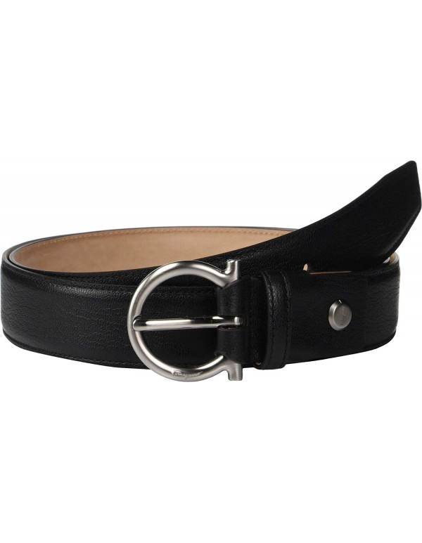 Salvatore Ferragamo Men's Adjustable Belt - 679949 Black 40