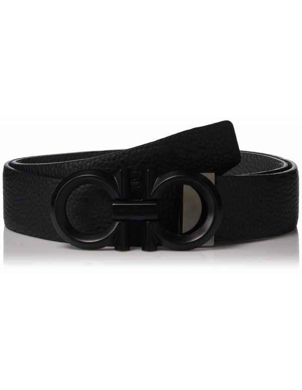 Salvatore Ferragamo Men's Double Gancio Reversible Belt